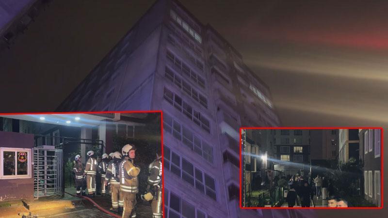 Esenyurt’ta 14 katlı binada yangın: 4 kişi dumandan etkilendi