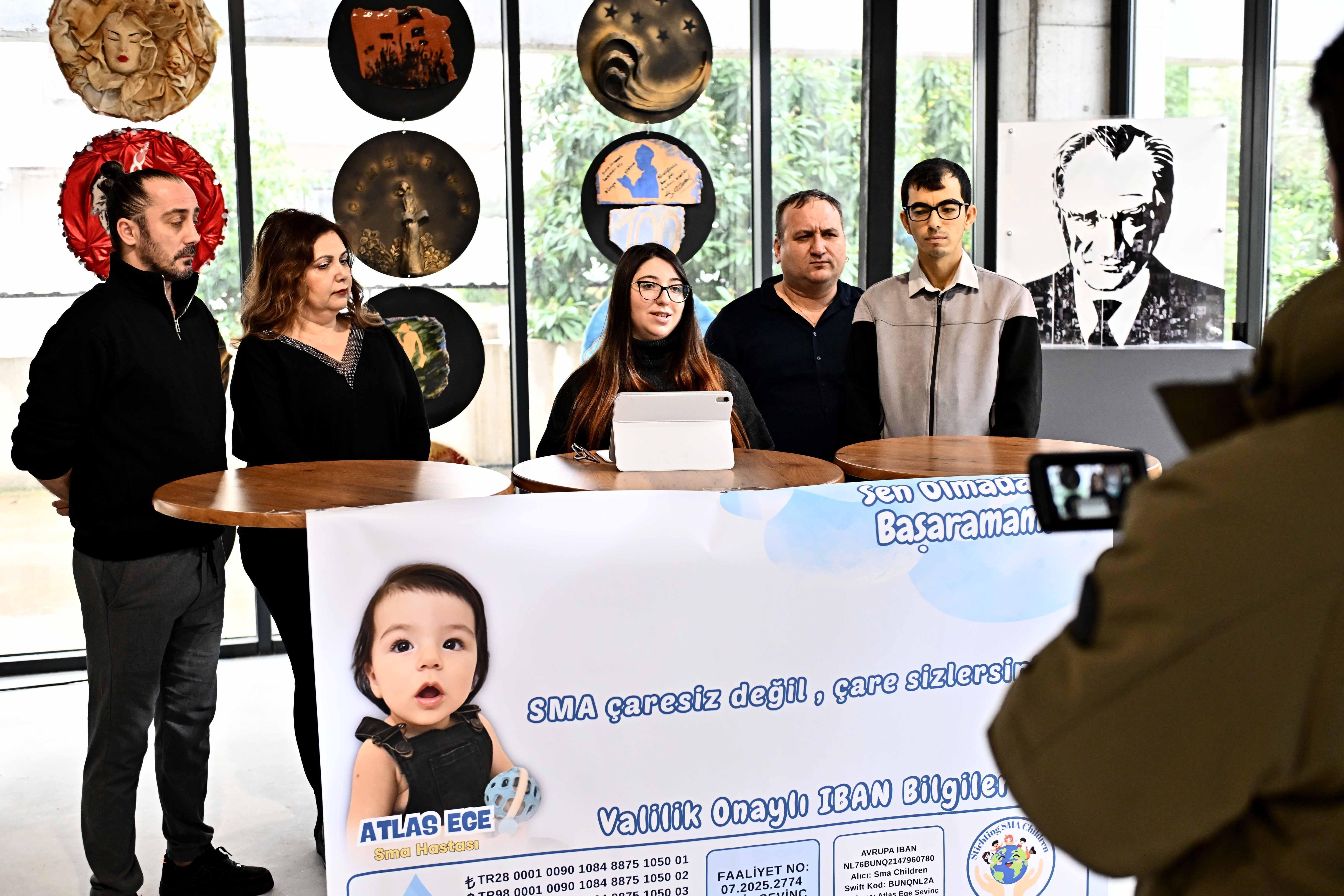 SMA Tip 1 hastası Atlas Ege’ye umut konseri