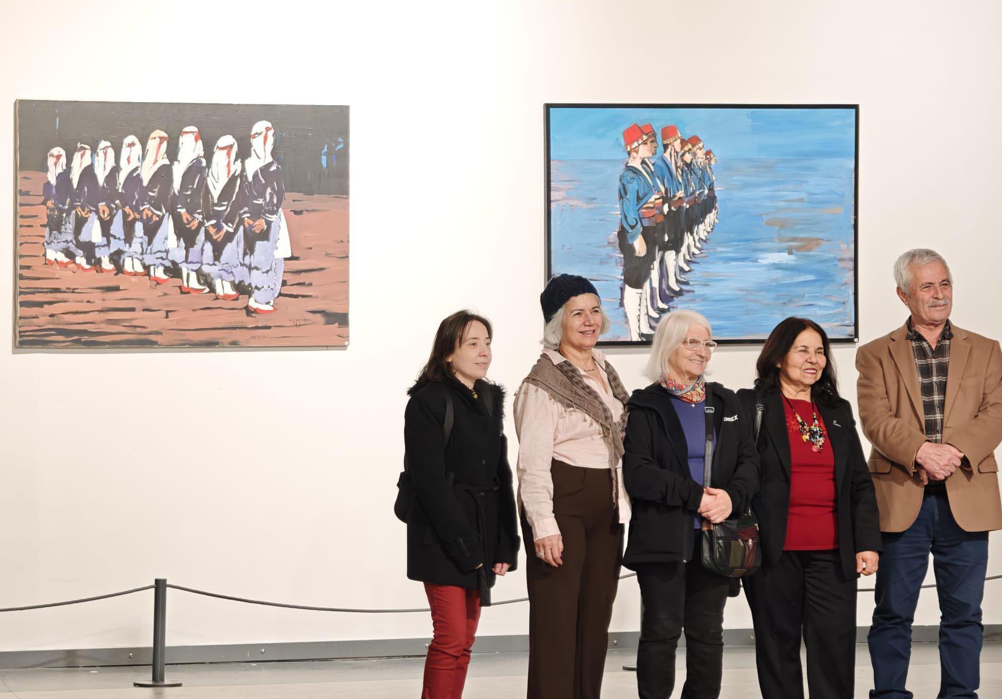 Teke Zeybekleri resim sergisi sanatseverle buluştu