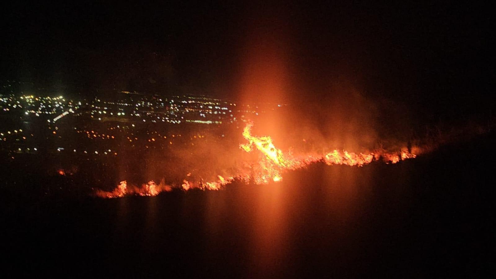 Hatay’da zeytin bahçesinde yangın