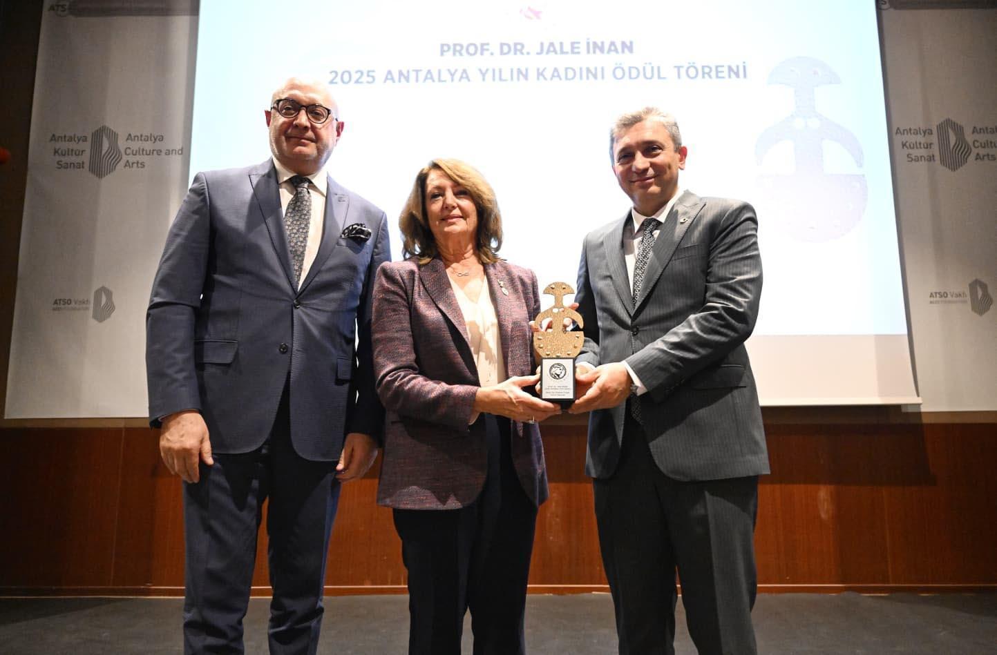 Jale İnan 2025 Antalya Yılın Kadını Ödülü, Prof. Dr. Sarvan’ın