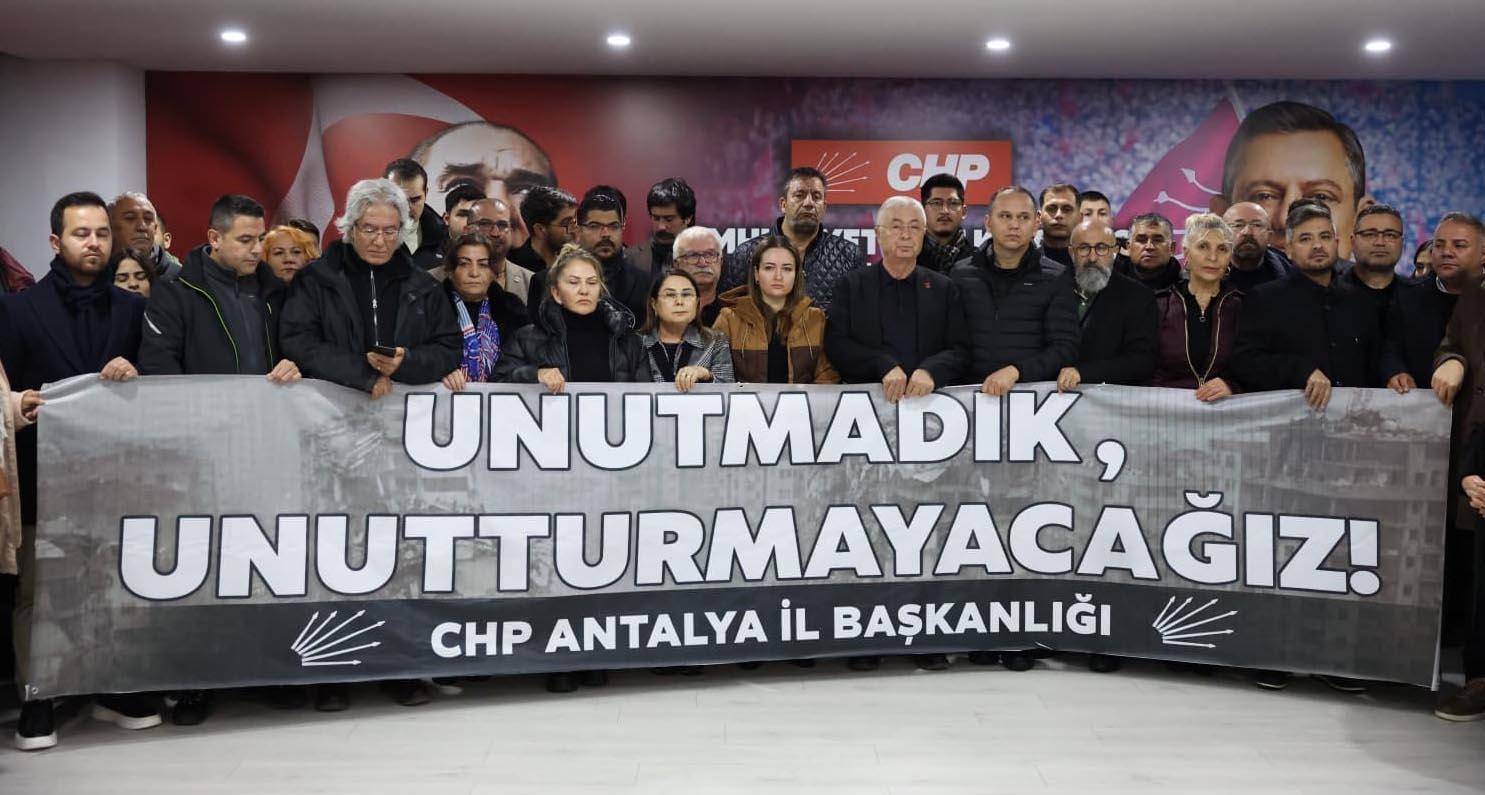 Özdemir: 6 Şubat içimizde dinmeyen bir acının tarifi