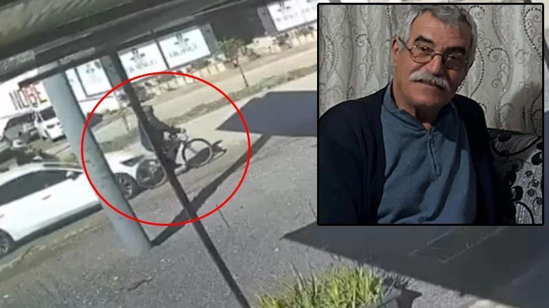 Otomobilin çarptığı bisikletlinin öldüğü kaza kamerada