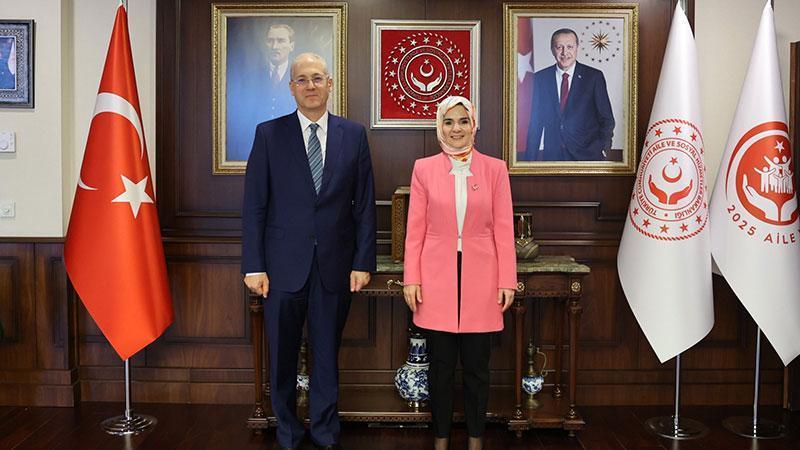 Bakan Göktaş, Mısır Ankara Büyükelçisi Elsheik ile görüştü