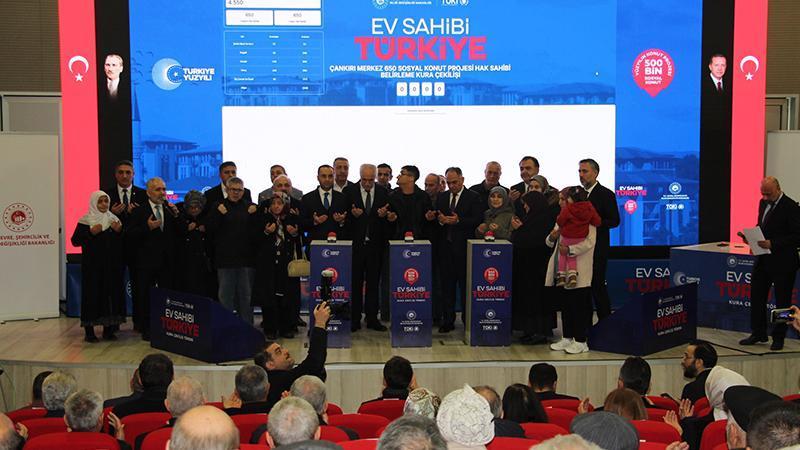 Çankırı’da ‘Yüzyılın Konut Projesi’ kuraları çekildi