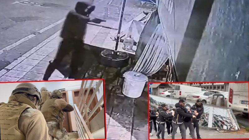 Büyükçekmece’de taksiyle gidip iş yeri kurşunlayan 5 şüpheli tutuklandı