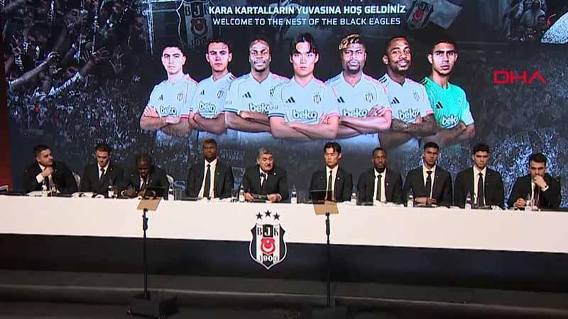 Beşiktaş yeni transferleri için imza töreni düzenlendi