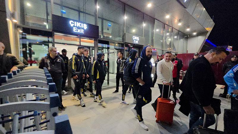 Fenerbahçe, Trabzon’a geldi