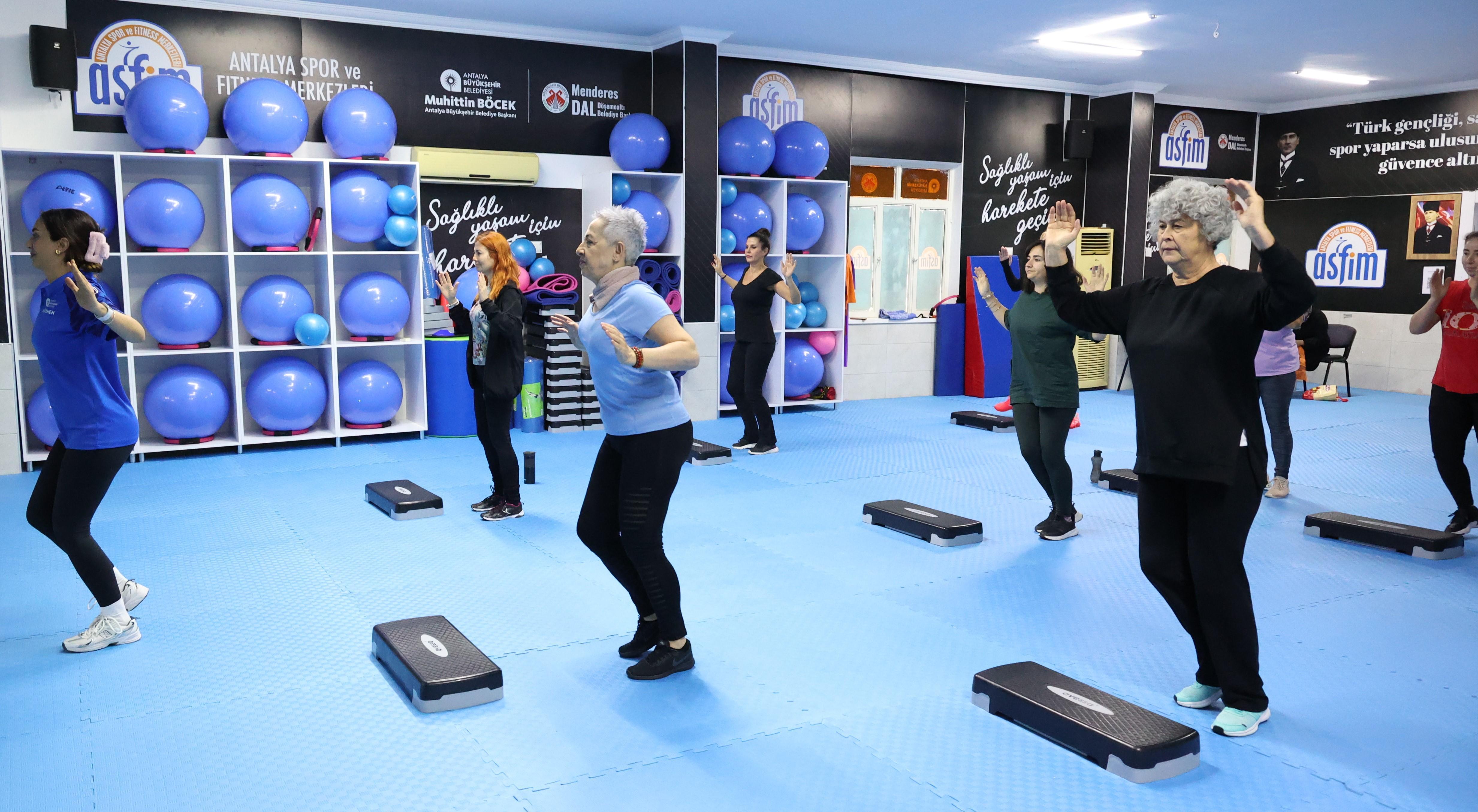 Ücretsiz spor kurslarına yoğun ilgi