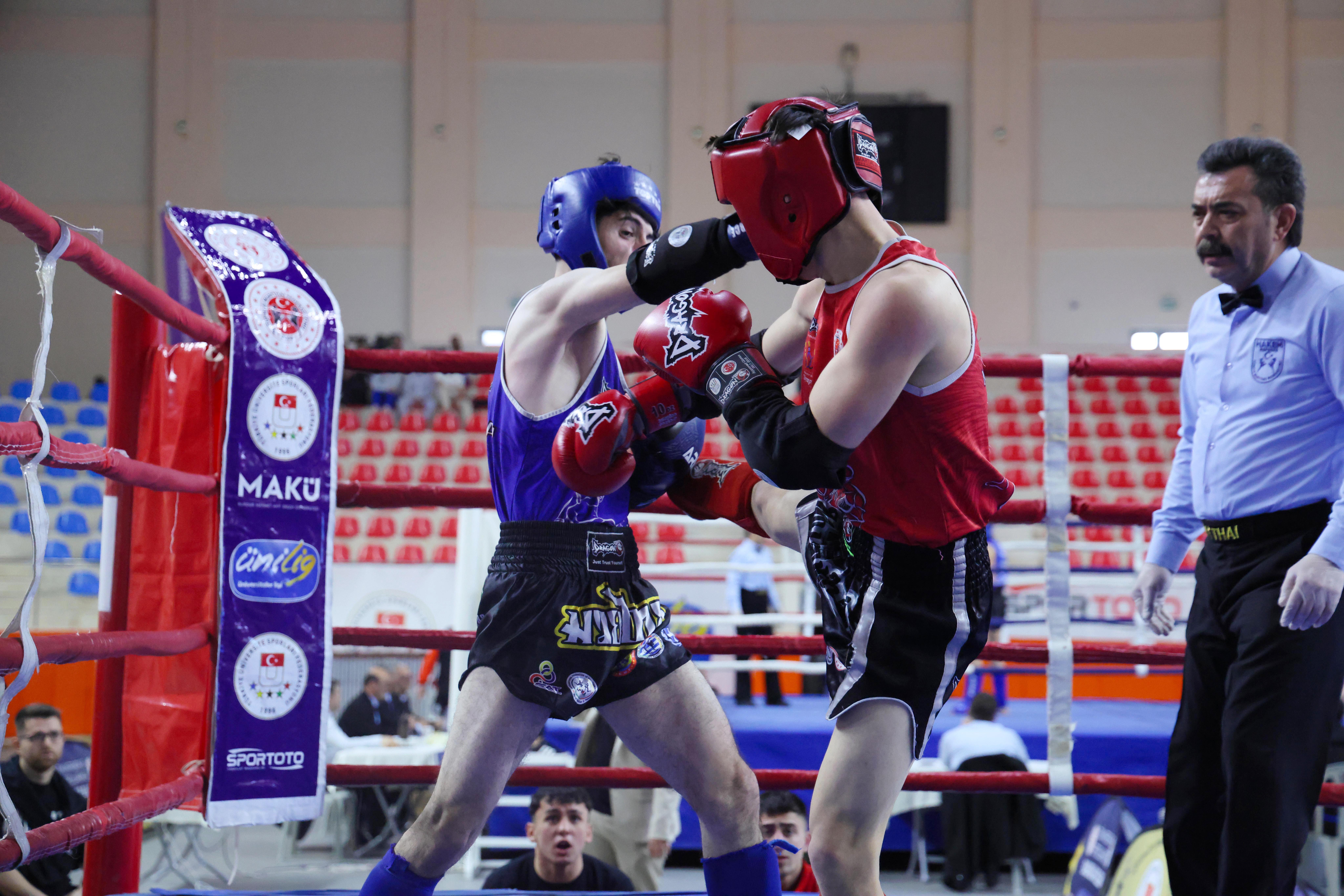 Üniversiteler Arası Muay Thai Türkiye Şampiyonası Burdur’da başladı