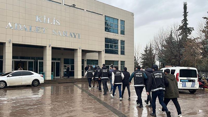 Kilis’te uyuşturucu operasyonu; 7 tutuklama