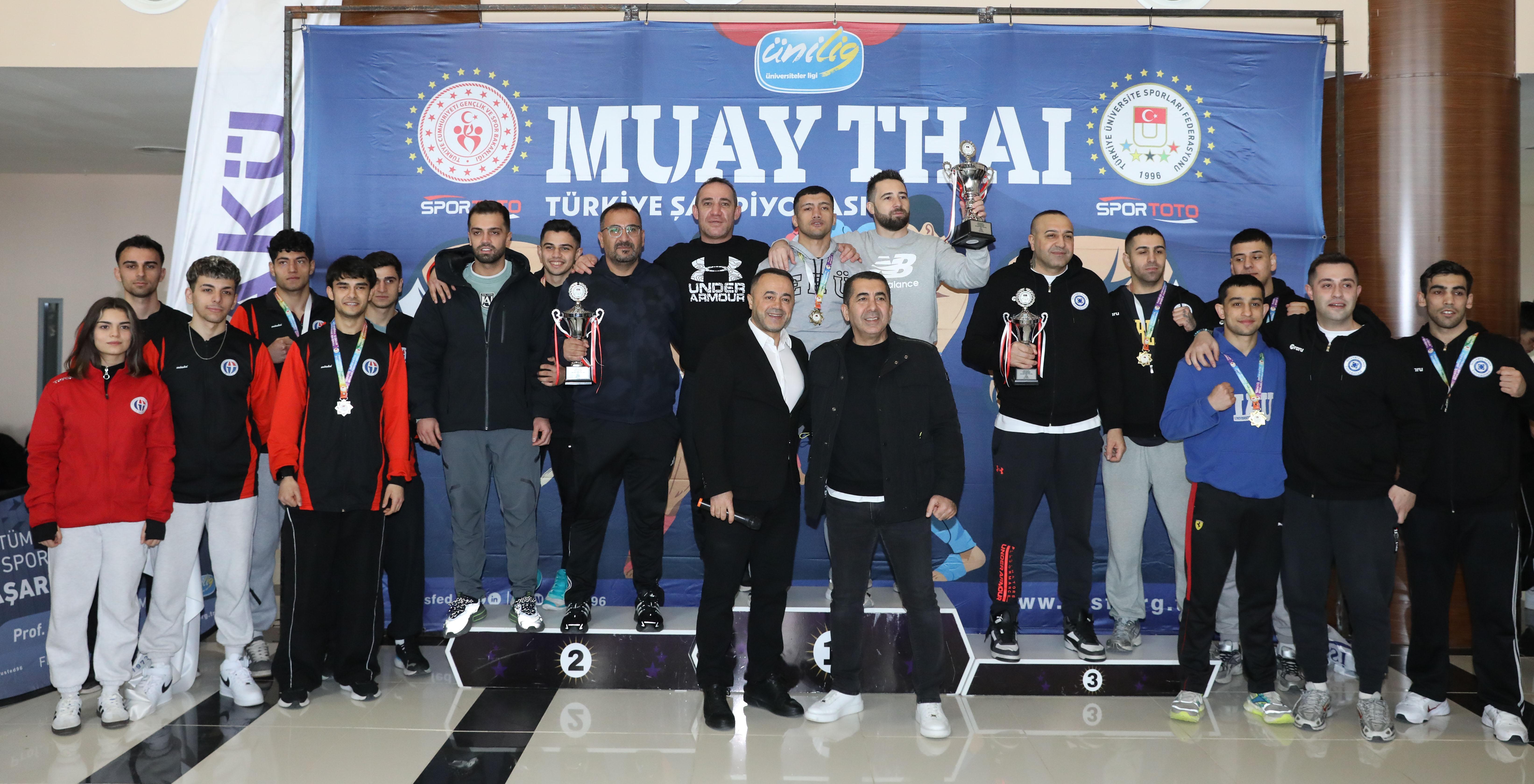 Üniversiteler Arası Muaythai Türkiye Şampiyonası sona erdi