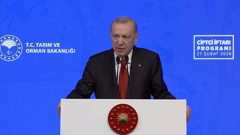 Cumhurbaşkanı Erdoğan: 2026 için tarıma doğrudan ve dolaylı olarak ayırdığımız rakam tam 939 milyar lira