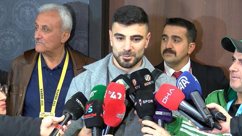 Konyasporlu Adil Demirbağ: Real Madrid de olsa aynı şekilde mücadele edecektik Konyasporlu Adil Demirbağ: Real Madrid de olsa aynı şekilde mücadele edecektik