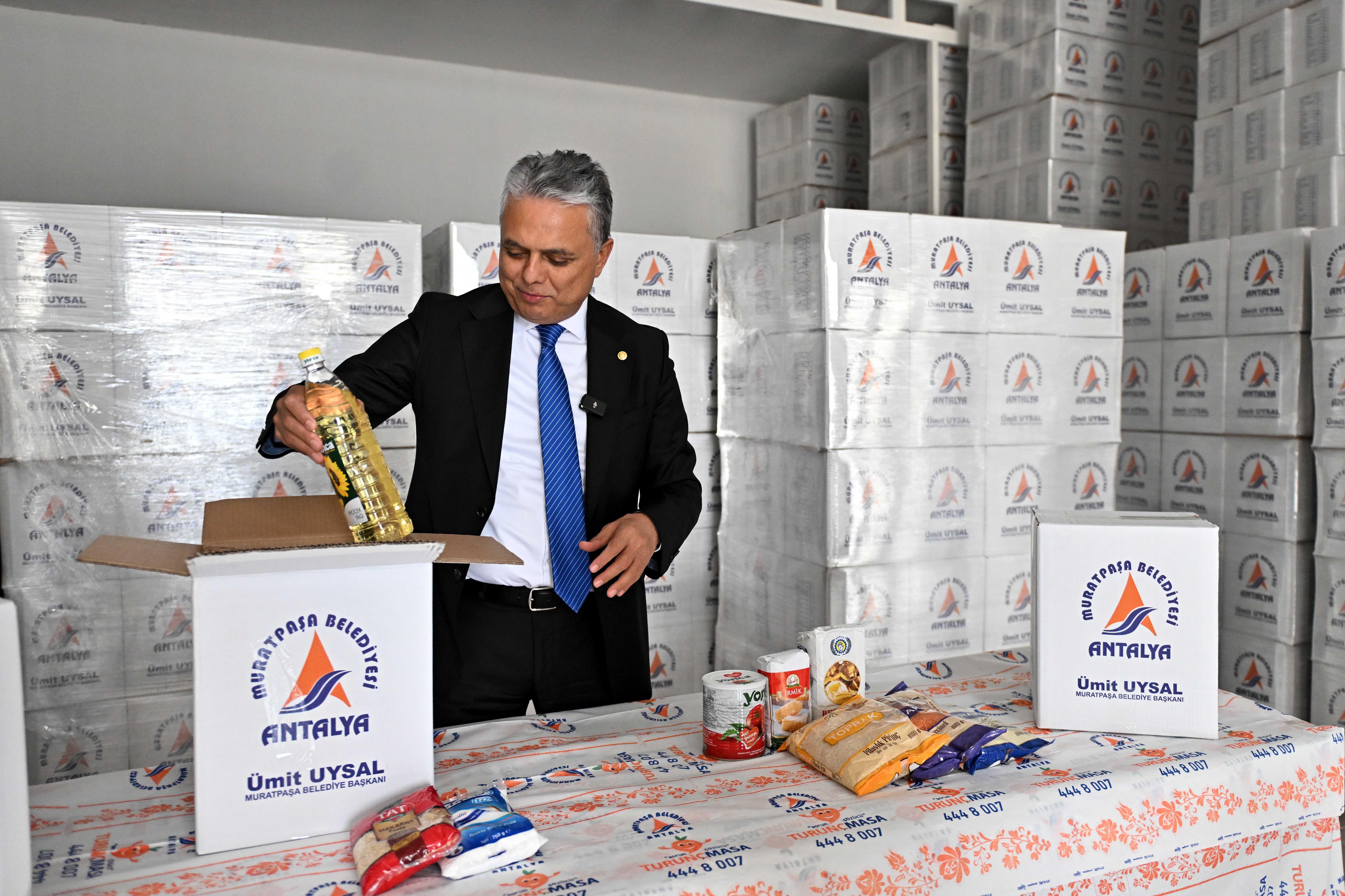 Muratpaşa’da ramazan dayanışması