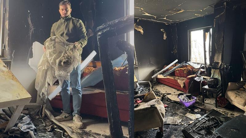 Çorum’da yangın; 1 daire kullanılamaz hale geldi