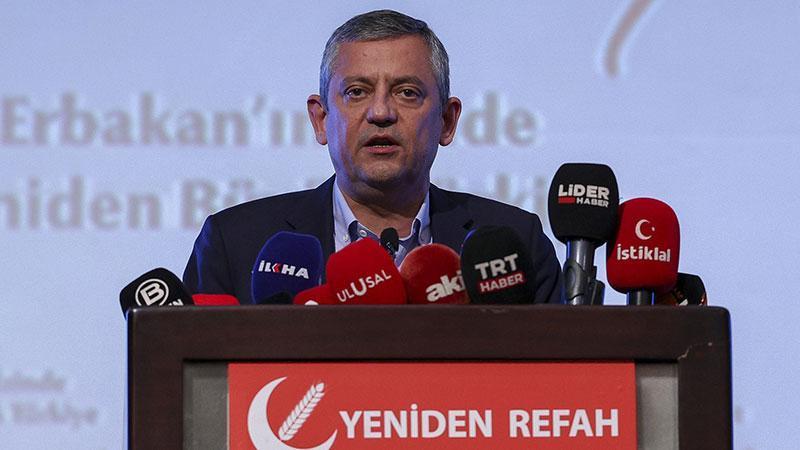 CHP Genel Başkanı Özel, Yeniden Refah Partisi’nin düzenlediği iftar programında konuştu