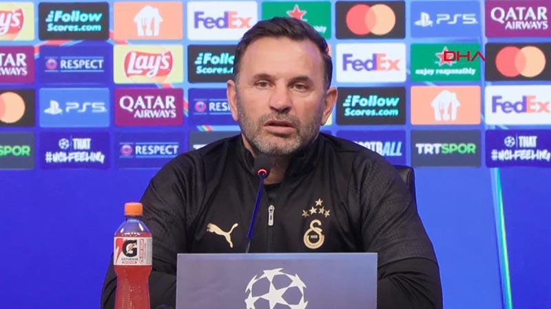 Okan Buruk: Tek hedefimiz ilk maçta kazanarak ikinci maç için önemli bir avantaj elde etmek