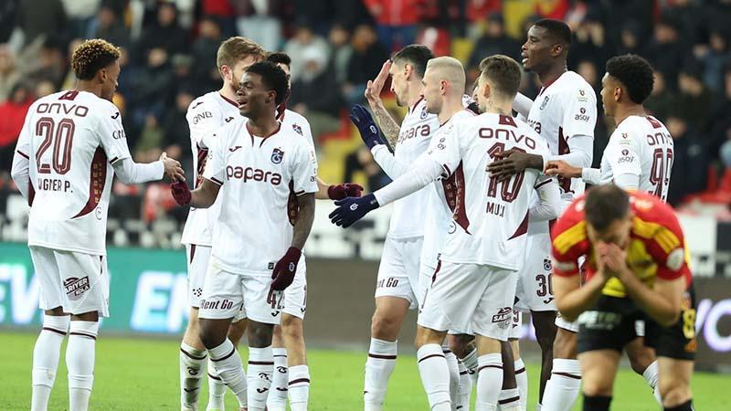 Trabzonspor deplasmanda kazandı, zirve takibini sürdürdü