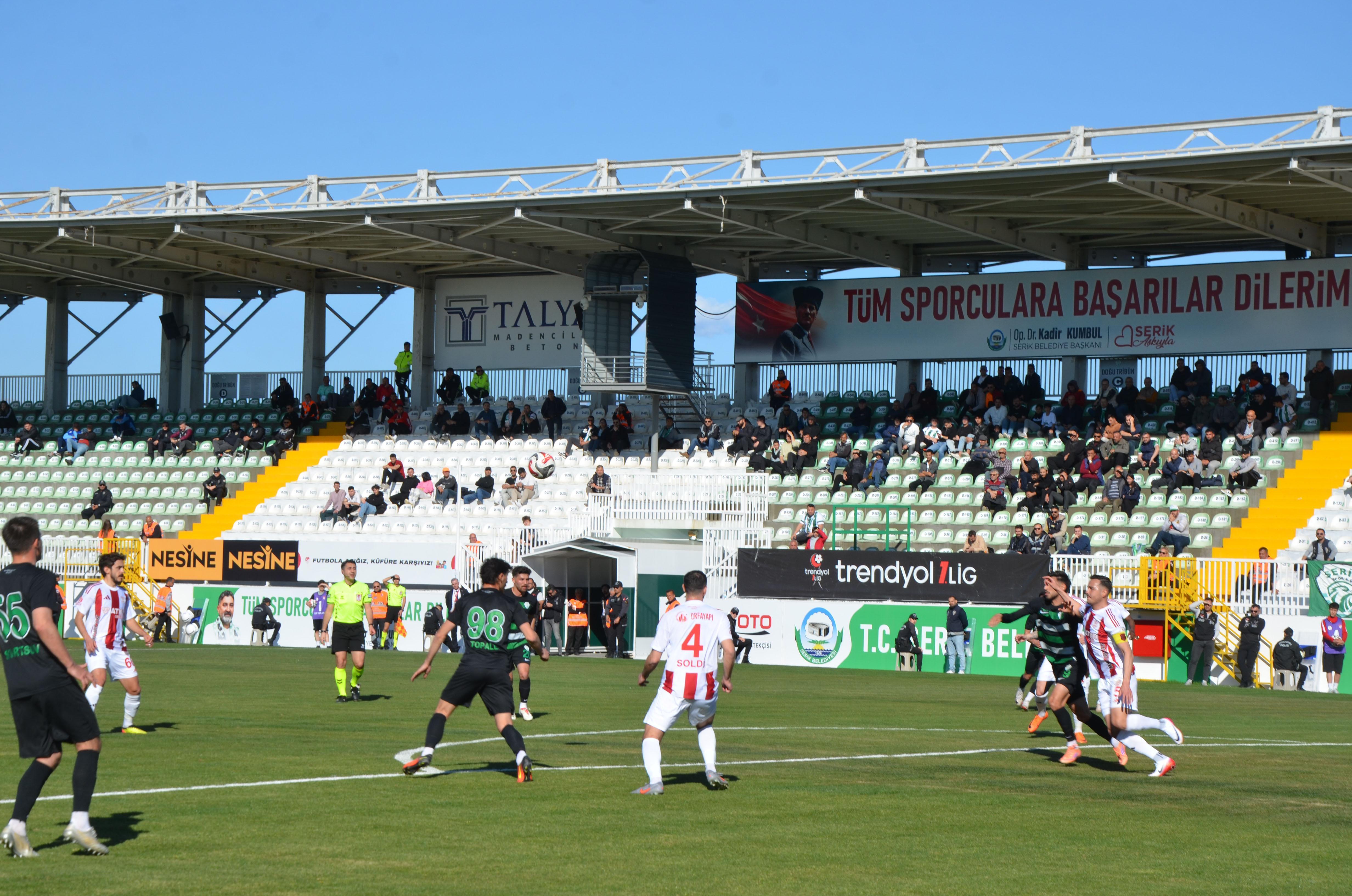 Serik Spor uzatmalarda yenildi