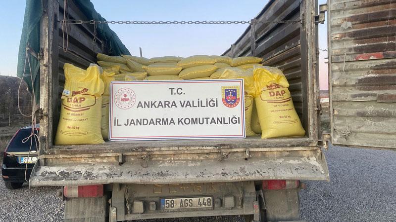 Ankara’da 30 ton sahte gübre ele geçirildi: 3 gözaltı