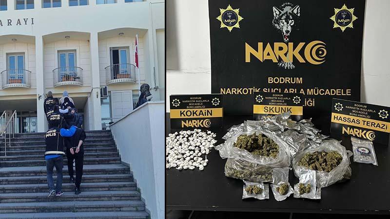 Bodrum’da uyuşturucu operasyonunda 3 tutuklama