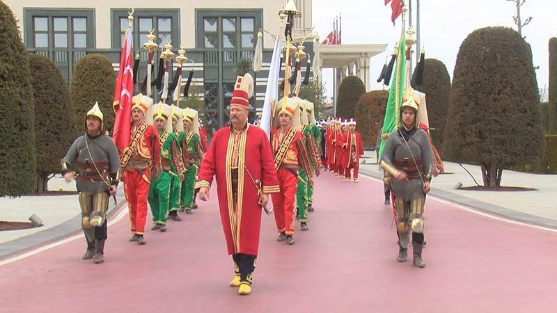 Cumhurbaşkanlığı Külliyesi’nde ‘ramazan’ korteji