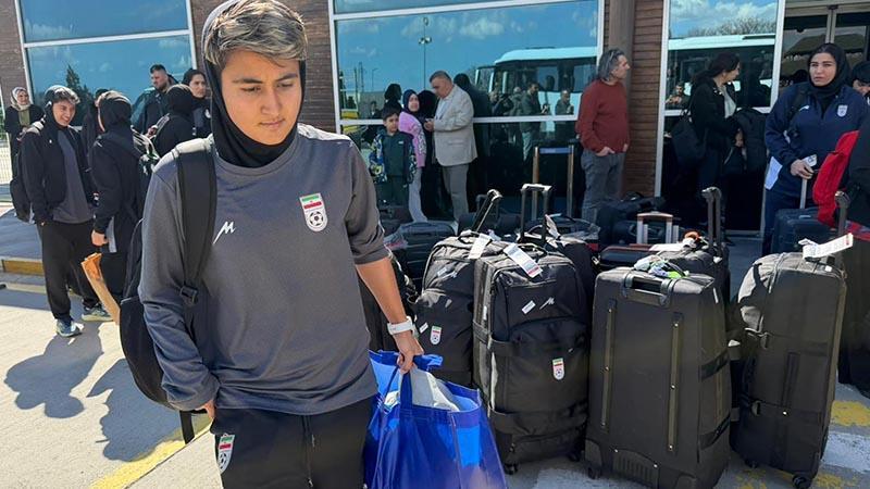 İran Milli Kadın Futbol Takımı kafilesi Türkiye’de