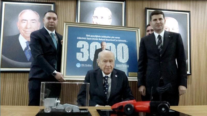 Bahçeli, Ülkü Ocakları’nın yarış arabalarına ‘Göktay’ ismini verdi