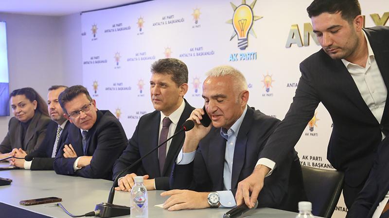 Cumhurbaşkanı Erdoğan’dan Antalya’ya sürpriz telefon