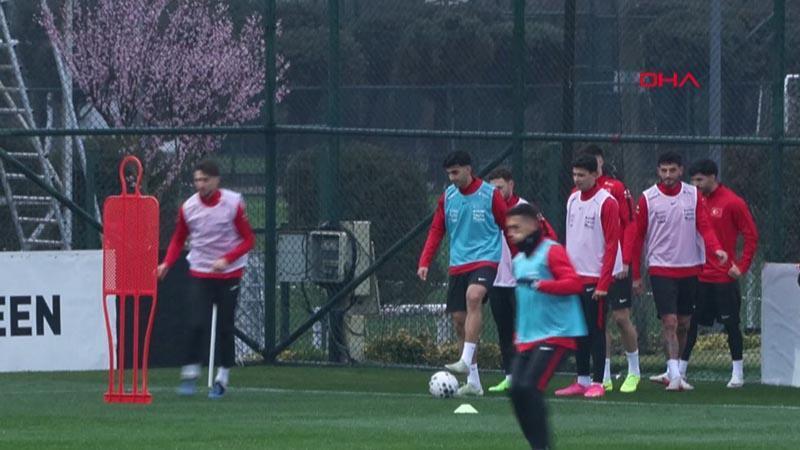 A Milli Futbol Takımı, Romanya maçı hazırlıklarını sürdürdü