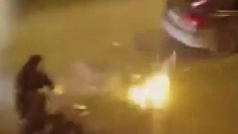 Küçükçekmece’de havai fişek atan şüpheli gözaltına alındı