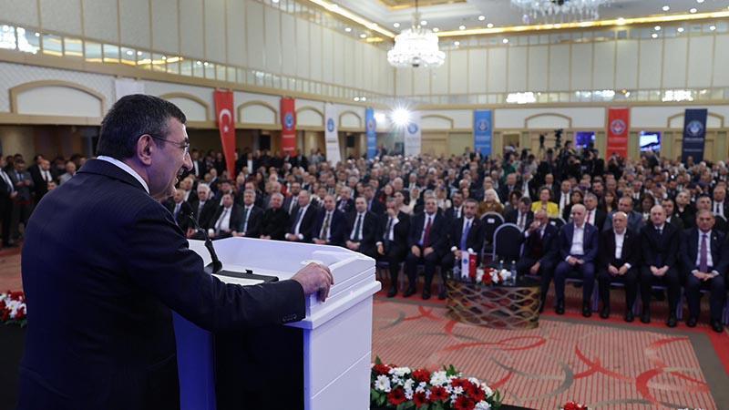 Cumhurbaşkanı Yardımcısı Yılmaz: Ateş çemberinin içinde Türkiye bir istikrar merkezi