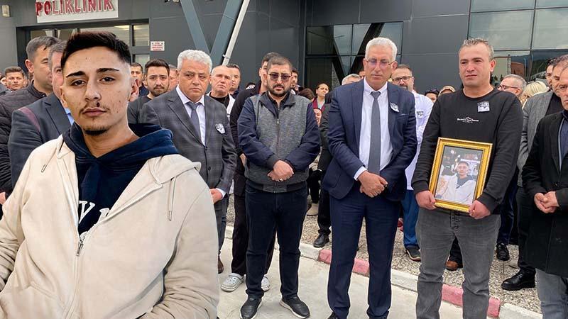 Kazada ölen Muharrem görev yaptığı Ağız ve Diş Sağlığı Merkezi’nden uğurlandı