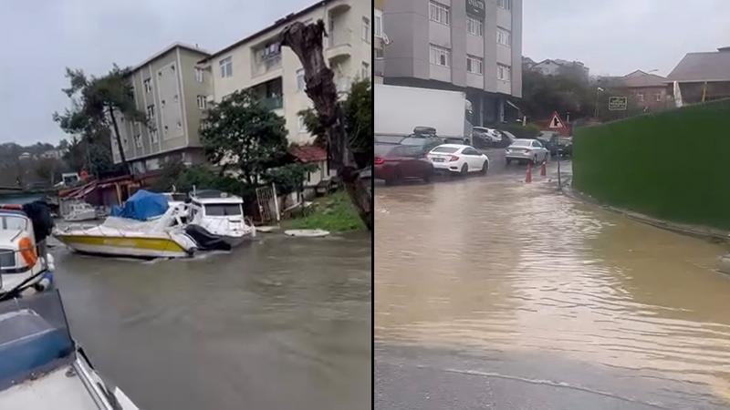 Beykoz’da yağış etkili oldu; sürücüler ilerlemekte güçlük çekti, tekneler sürüklendi Beykoz’da yağış etkili oldu; sürücüler ilerlemekte güçlük çekti, tekneler sürüklendi