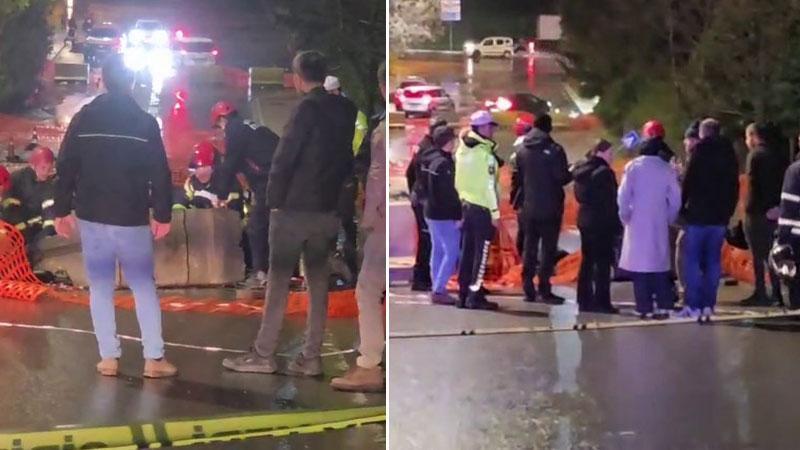 Beton bariyere çarpan motosikletin sürücüsü öldü