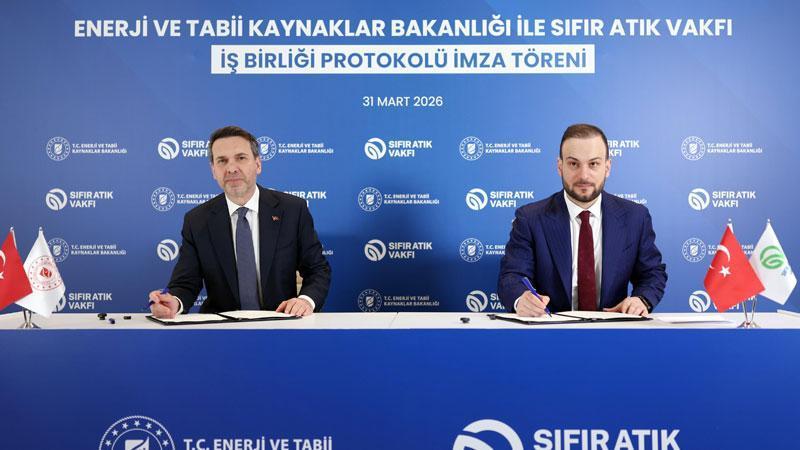 Enerji ve Tabii Kaynaklar Bakanlığı ve Sıfır Atık Vakfı arasında iş birliği