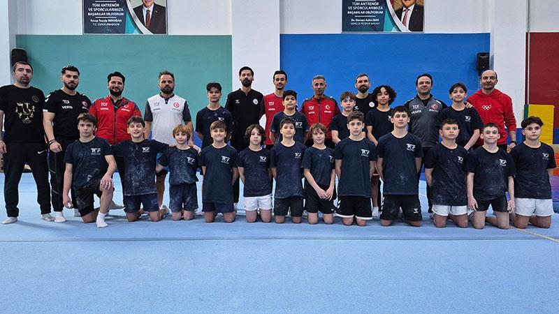 Milli sporcular ‘Budapeşte Cimnastik Cup’ yarışması hazırlıklarını Malatya’da sürdürüyor
