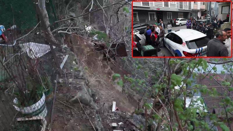 Sarıyer’de toprak kayması nedeniyle 6 bina tahliye edildi