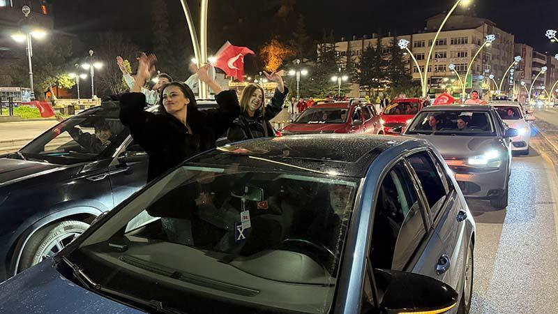 A Milli Futbol Takımı’nın Dünya Kupası’na katılmayı hak kazanması Tokat’ta coşkuyla kutlandı