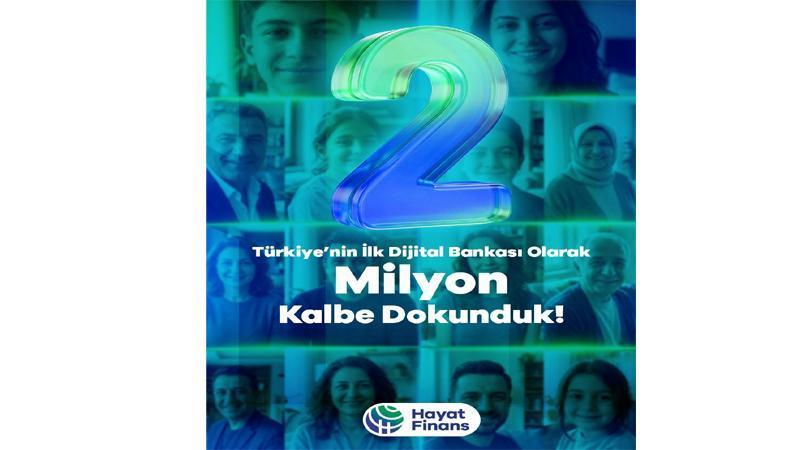 Hayat Finans, 2 milyon kullanıcıya ulaştığını duyurdu