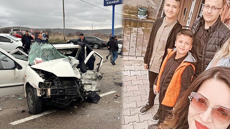 Baba ve 2 çocuğunun öldüğü kazada yaralanan anne de 18 gün sonra yaşam savaşını kaybetti