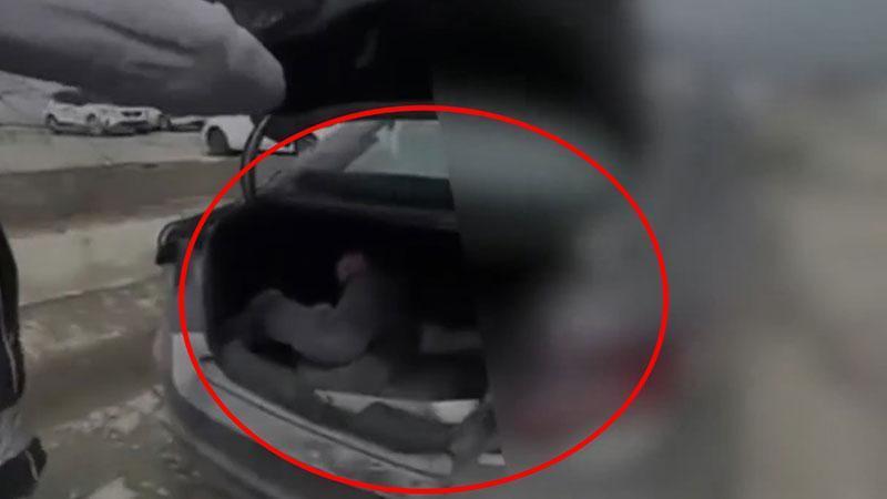 Bingöl’de firari hükümlü, otomobilin bagajında yakalandı