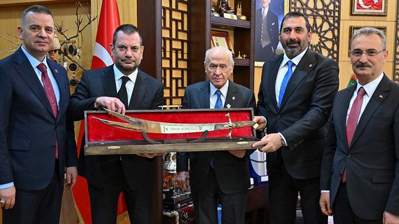 Ertuğrul Doğan’dan Bahçeli’ye ziyaret