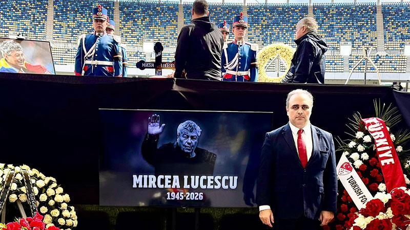 Ural Aküzüm, Mircea Lucescu’nun cenaze ve anma törenlerine katıldı