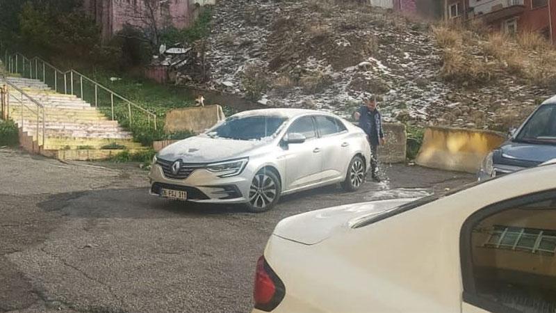 Ankaralılar yeni güne karla uyandı Ankaralılar yeni güne karla uyandı