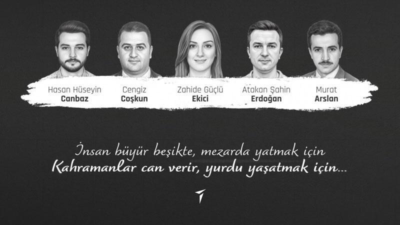 TUSAŞ’tan ‘Şehitler Haftası’ paylaşımı