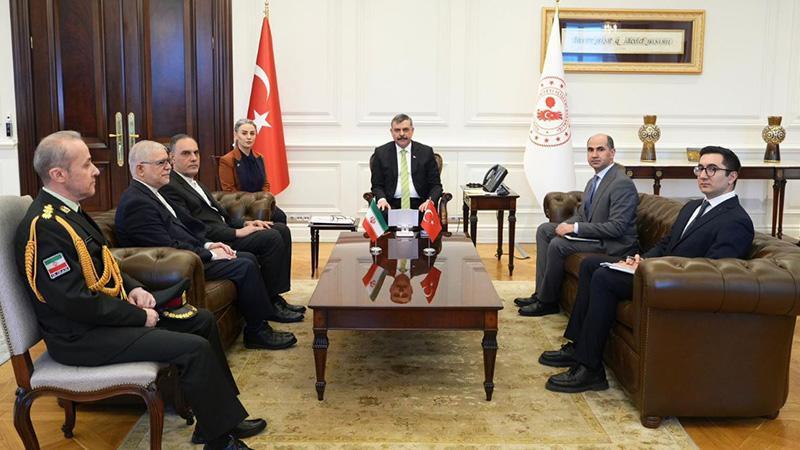 İçişleri Bakanı Çiftçi, İran’ın Ankara Büyükelçisi Zadeh’i kabul etti