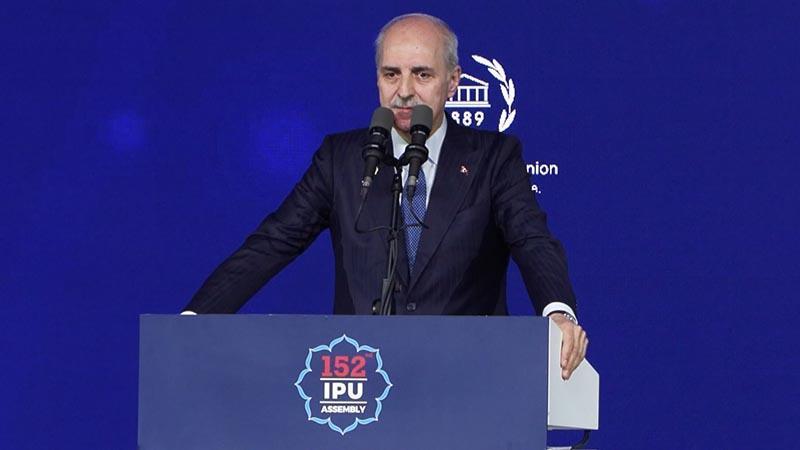TBMM Başkanı Kurtulmuş: İsrail’in Birleşmiş Milletler üyeliği mutlaka askıya alınmalı