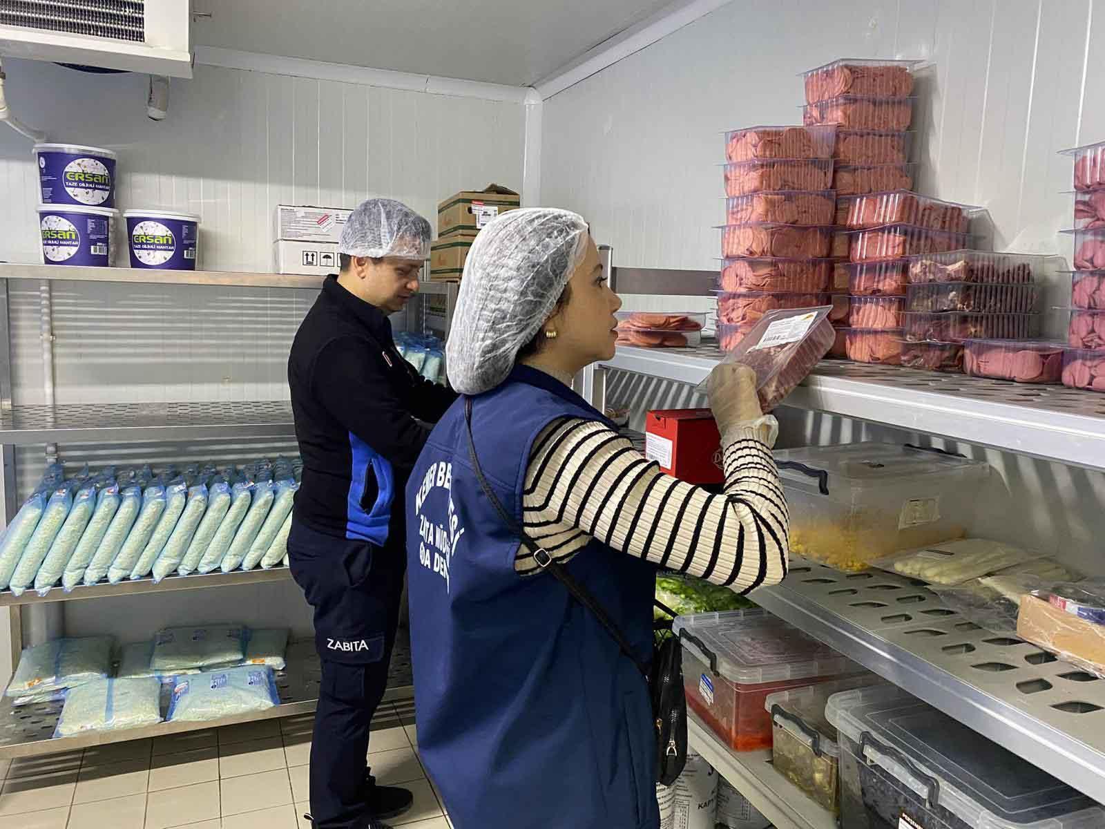 Zabıta ekiplerinden denetim